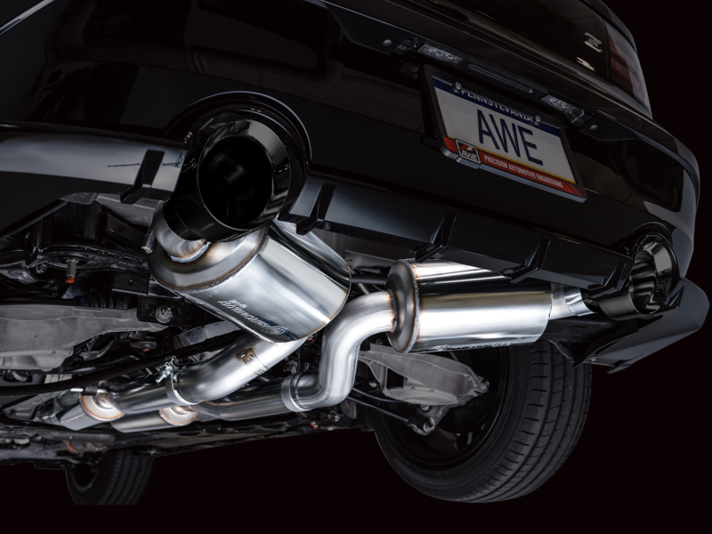 Nissan Z Performance Exhaust - AWE Tuning - Touring Edition Cat Back - Diamond Black - `23-`27